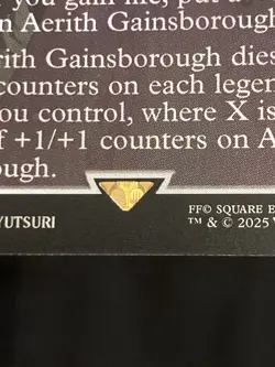 Aerith Gainsborough (Borderless) (Surge Foil) Final Fantasy Foil - Image 5