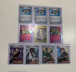 Lot Of 10 Pokemon Cards Ace Spec Hyper Rare & Poke Pads - Image 1