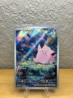 Pokemon TCG Lillie's Clefairy EX Full Art Illustration Rare Card 94/88 English - Image 1