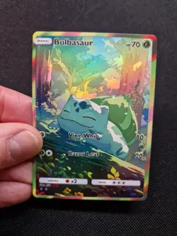 Bulbasaur Full Art Rainbow Holo Forest Rest Custom Promo Art Card - Image 1