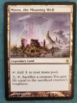 Miren, the Moaning Well Saviors of Kamigawa NM Rare Magic the Gathering Card - Image 1
