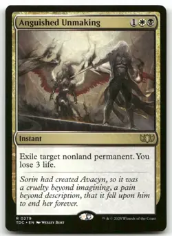 Anguished Unmaking #279 MTG Tarkir Dragonstorm TDC NM X1 - Image 1