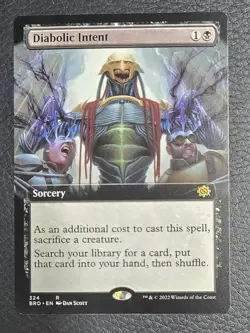 Diabolic Intent (Extended Art) The Brothers’ War (BRO) Regular MTG NM Magic - Image 1