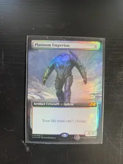 Wizards of the Coast Platinum Emperion Ultimate Masters Special Foil Artifact - Image 1