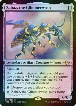 MTG Zabaz, the Glimmerwasp Foil ** Modern Horizons 2 ** English (NM) - Image 1