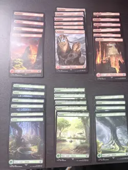 MtG Final Fantasy Full Art Basic Land Lot Of 82 - Image 3