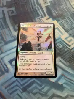 MTG Foil Iona, Shield of Emeria LP-/MP+ Zendikar - Image 2