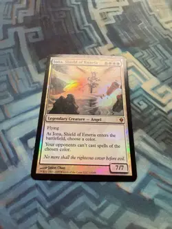 MTG Foil Iona, Shield of Emeria LP-/MP+ Zendikar - Image 3