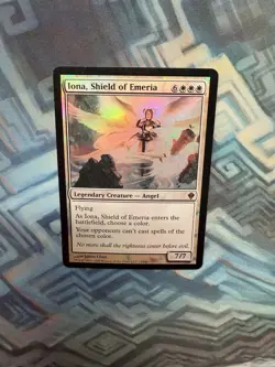 MTG Foil Iona, Shield of Emeria LP-/MP+ Zendikar - Image 4