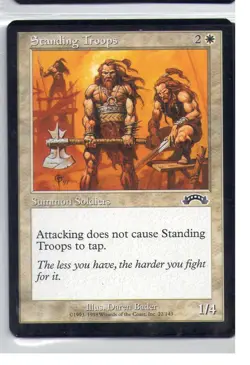 Standing Troops - Exodus - MTG Magic the Gathering - Image 1