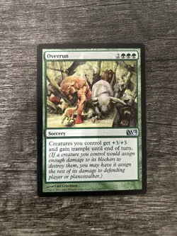 MTG 1x Overrun x1 LP Magic 2012 - Image 1