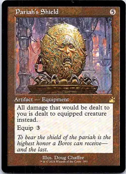 Pariah's Shield (Retro Frame) R Ravnica Remastered 393 NM - Image 1