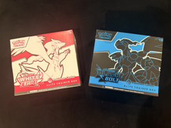 Pokemon TCG Black Bolt and White Flare Pokemon Center Elite Trainer Box Set ETB - Image 1