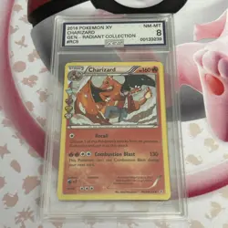 Pokemon TCG Charizard RC5/RC32 Radiant Collection Holo Graded AGS NM 8 - Image 1