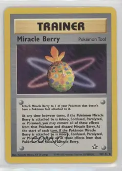 Miracle Berry Pokemon Neo Genesis #94 2000 - Image 1