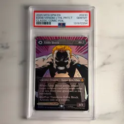 Magic: The Gathering | Marvel's Spider-Man Eddie Brock 0233 Borderless PSA 10 - Image 1