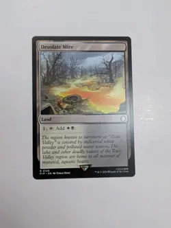 MTG - Desolate Mire - Fallout (PIP) NM/M Condition - Image 1