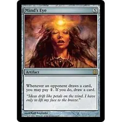 MTG Magic - Mind's Eye - Commander's Arsenal - Rare - Foil Near Mint - Image 1