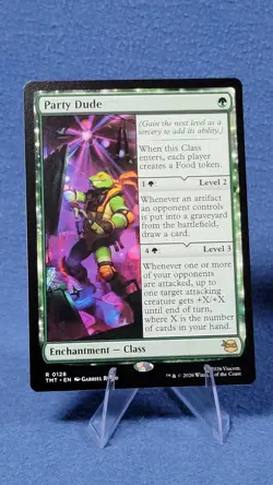 Party Dude NM Rare MTG Teenage Mutant Ninja Turtles Tmnt Tmt 128 A - Image 1
