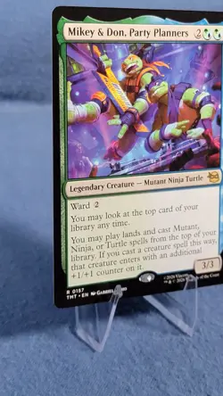 Mikey and Don Party Planners - Teenage Mutant Ninja Turtles - MtG - NM A 🔮 - Image 5