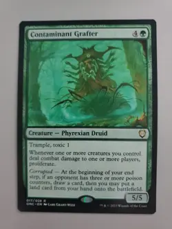 MTG Contaminant Grafter Commander: Phyrexia: All Will Be One Regular Rare - Image 1