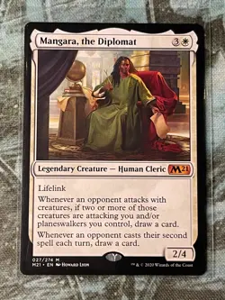 MTG Mangara, the Diplomat Core Set 2021 027/274 Regular Mythic - Image 1