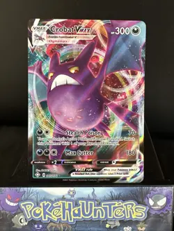 Pokemon Card Crobat VMAX 045/072 Shining Fates Full Art Near Mint - Image 1