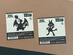 Mega Charizard & Lucario X Pokemon Center Limited Mega Evolution Sticker (Lot 2) - Image 2