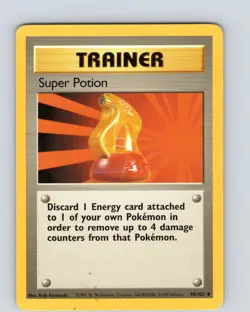 Pokemon TCG Super Potion Base Set 90/102 Unlimited Uncommon Card WOTC LP - Image 1