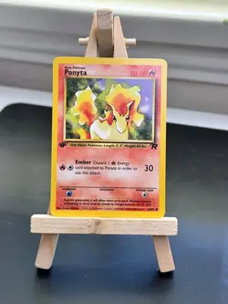 Pokemon 1st Edition Ponyta 64/82 Team Rocket 2000 WOTC NM+ - Image 1