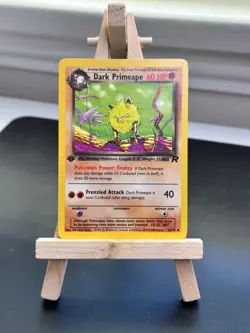 Pokemon 1st Edition Dark Primeape 43/82 Team Rocket NM+ - Image 1