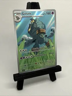 Golurk 123/086 Black Bolt Illustration Rare Holo Pokemon TCG Card NM - Image 3