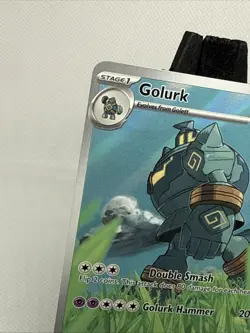 Golurk 123/086 Black Bolt Illustration Rare Holo Pokemon TCG Card NM - Image 4