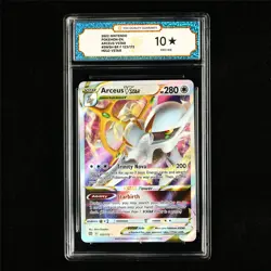 TQG 10 PRISTINE 2022 Pokemon ENG Arceus VSTAR 123/172 HOLO VSTAR - Image 2