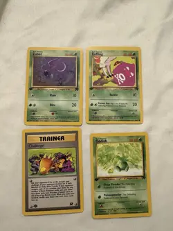 Pokemon TCG Vintage Lot Of 4: Team Rocket First Edition - Image 1