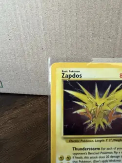 Pokemon Zapdos Fossil Holo Rare Unlimited 15/62 1999 80 HP English - Image 2