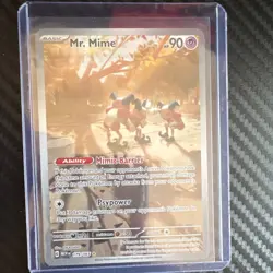 The Pokemon Company Mr. Mime Illustration Rare Holo Scarlet & Violet 151 179/165 - Image 1