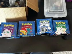 1999 Pokemon Gold Plated Card Set Charizard, Poliwhirl, Togepi, Jigglypuff - Image 1