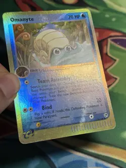 Omanyte 70/100 EX Sandstorm E Series Reverse Holo Pokemon Trading Card LP - Image 4