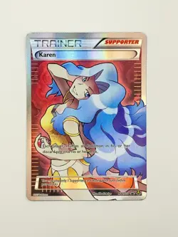 Karen - XY177a - Pokemon XY Promo Ultra Rare Card NM - Image 1