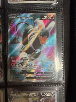 Houndoom V 178/189 Ultra Rare Full Art Darkness Ablaze Pokemon TCG Near Mint NM - Image 1