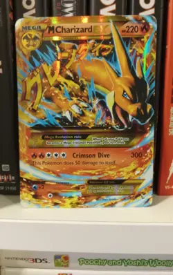 M Charizard EX (Y) (Secret) XY 107/106 Flashfire Holo Pokemon Card - Image 1