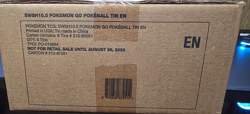 Pokemon GO TCG Pokeball Tins Display CASE of 6 FACTORY SEALED. Free Shipping! - Image 1