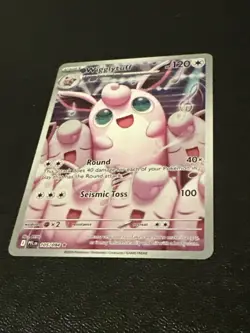 Pokemon TCG Mega Evolution Phantasmal Flames Wigglytuff Full Art Holo 105/094 - Image 2