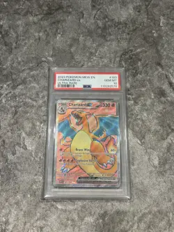PSA 10 Charizard ex 183/165 Scarlet & Violet 151 Pokemon TCG English GEM MINT - Image 1