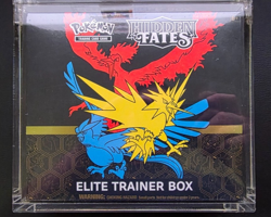 Pokemon TCG: Hidden Fates Elite Trainer Box (ETB) - In acrylic case. Free ship 820650804731 - Image 1