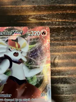 Pokemon TCG Cinderace VMAX 019/072 Full Art Holo Rare Shining Fates NM - Image 4