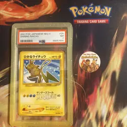 2001 POKEMON JPN NEO 4 #26 SHINING RAICHU PSA 7 - Image 1