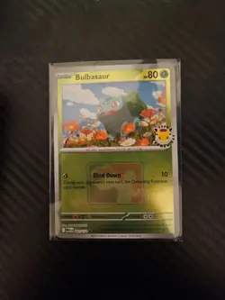 Pokemon Bulbasaur 001/132 Pokemon Day 2026 Promo Reverse Holo Mega Evolutions - Image 1