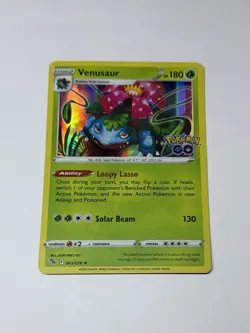 Venusaur 003/078 Holo Pokemon Go Pokemon Card TCG - NM - Image 1